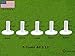 FINGER TEN Golf Rubber Tees Driving Range Value 5 Pack, Mixed Size or 5 Same Size for Practice Mat