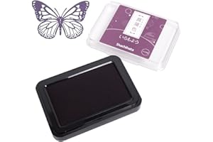 ARTLINE IROMOYO Stamp PAD, Traditional Japanese Ink Colour, Oil-Based Ink pad - RED Violet