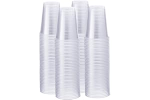 Comfy Package [7 oz. - 500 Count Clear Plastic Cups Disposable - Cold Party Drinking Cups for Events and Everyday Use