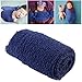 Tinksky Long Ripple Wrap - DIY Newborn Baby Photography Wrap-Baby Photo Props (Navy Blue)