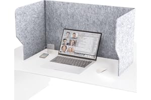 ETLIFE Desk Partition Desk Privacy Panel Desk Divider, Reduce Noise and Visual Distractions, Sound Absorbing Proof for Home Office Classroom Remote Learning Sound Dampening (Width: 40")