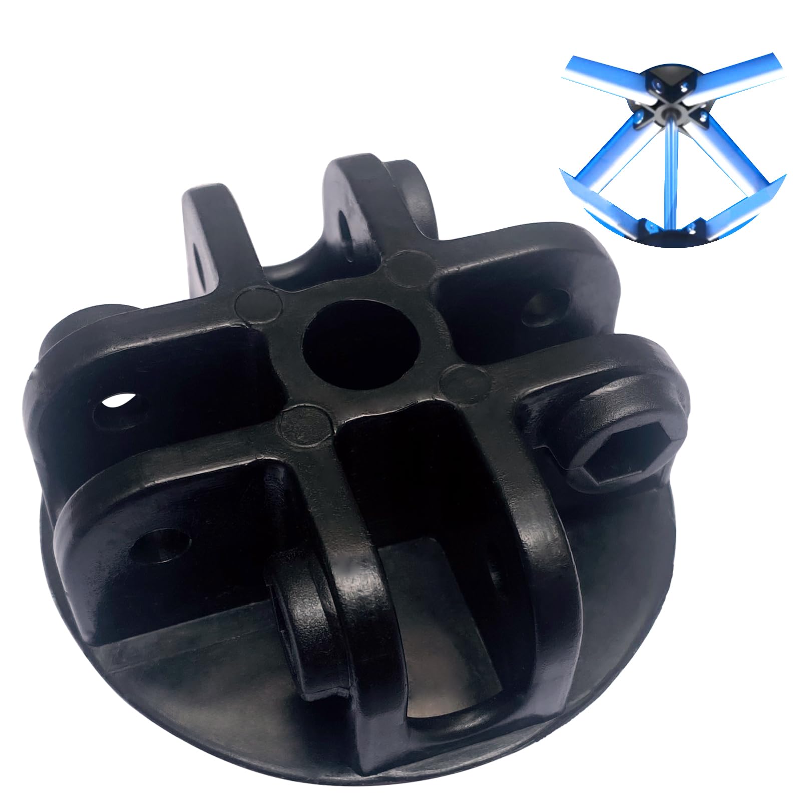 Photo 1 of 4-Way Roof Centre Bracket Connector Canopy Tent Replacement Parts Pop-up Canopy Replacement Parts Outdoor Canopy Parts