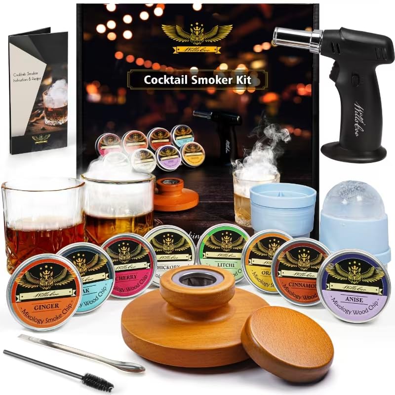 Molec Chef Oak Cocktail Smoker Set