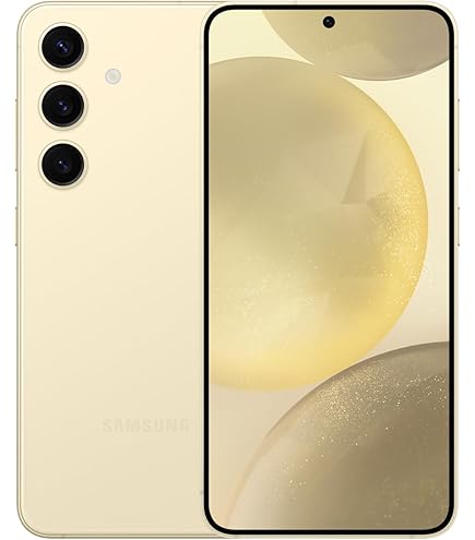 Samsung Galaxy S24 5G - Amber Yellow 128GB, AI Enabled, 120