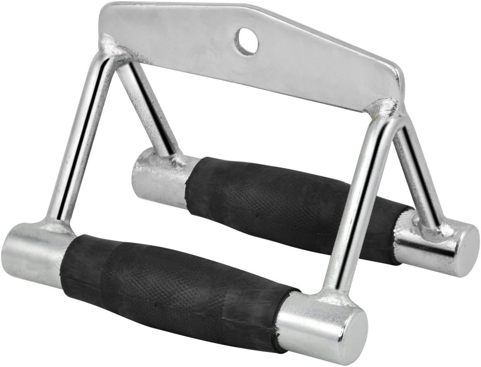 Outdoortips Professional Multi Gym Cable Attachment Single/Double Stirrup/Seated Row Seated Row Cable Attachment