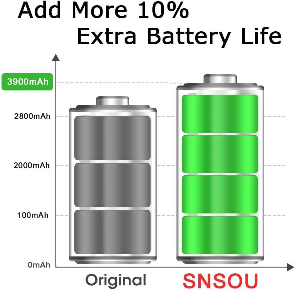 Galaxy S5 Battery,[Upgraded] SNSOU 3900mAh Li-Polymer Replacement Battery for Galaxy S5 AT&T G900A,G900F,G900H,G900R4,I9600,SM-G900V,SM-G900P,SM-G900T,EB-BG900BBC: Home Audio & Theater