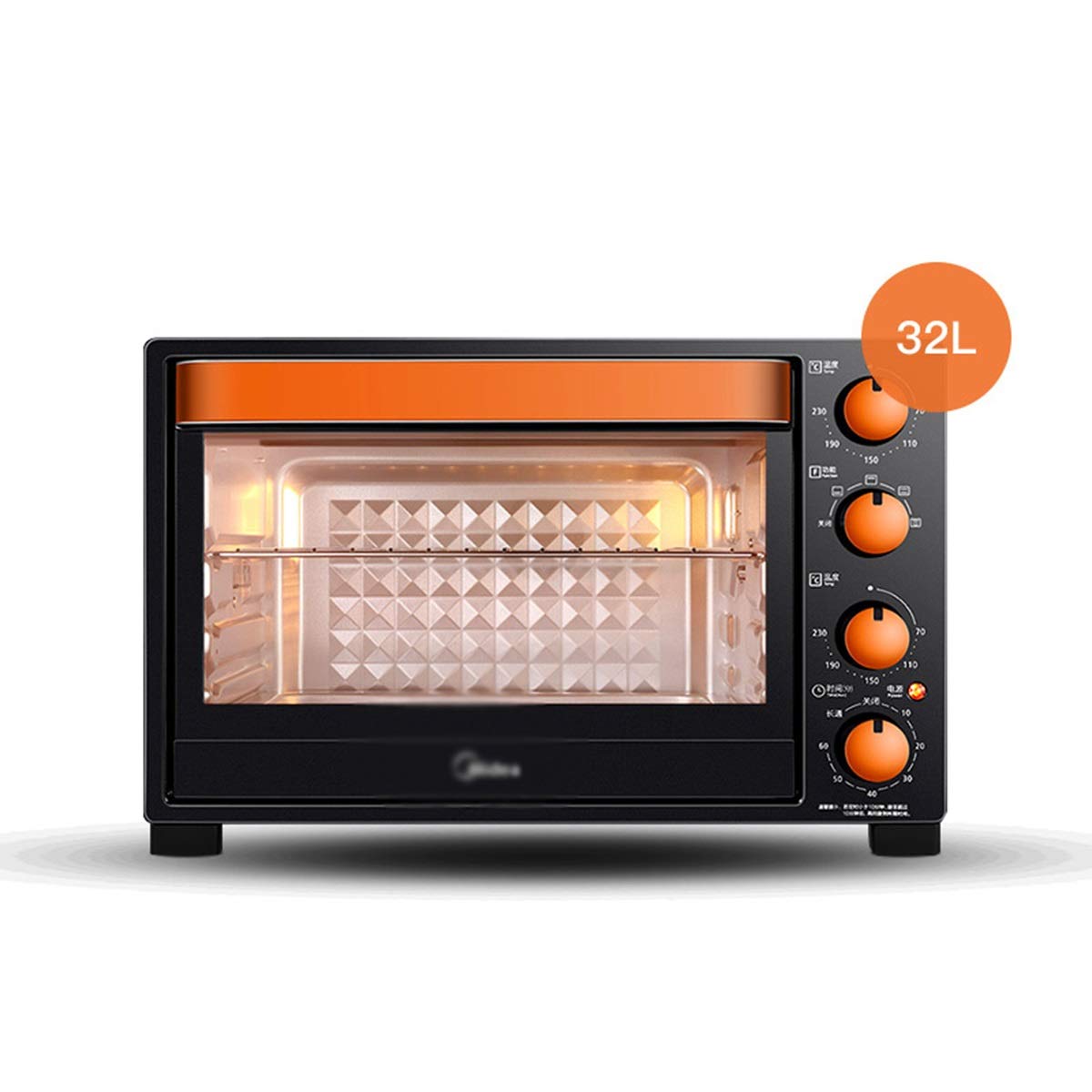 かわいい新作 オーブントースター Kdjhp 電気オーブンアッパーカバー曲面デザイン多機能家庭用 B07qwd4z96 オーブントースター 優先配送 Www Aiq Aiq Com Mx