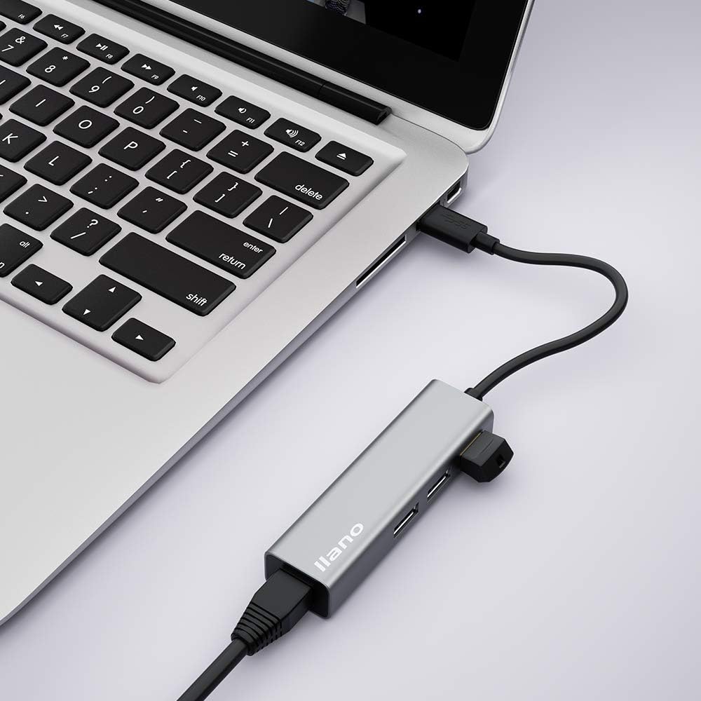 Nllano USB-A3.0 to Lan Ethernet Adapter, 10/100/1000 Gigabit RJ45 ...