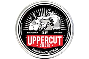 Uppercut Deluxe Clay Strong Hold - Low Shine 2.5 Oz / 70g