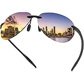 YIMI Rimless Polarized Sport Sunglasses for Men Women Driving Running Fishing Glasses Anti Glare Shades UV Protection Eyewear