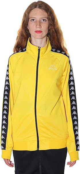 felpa kappa verde e oro