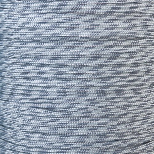 PARACORD PLANET 10, 25, 50, and 100 Foot Hanks of 425 Paracord (3mm) - Made of 100% Nylon for Tactical, Crafting, Survival, General Use, and Much More (Grayscale, 100 Feet)