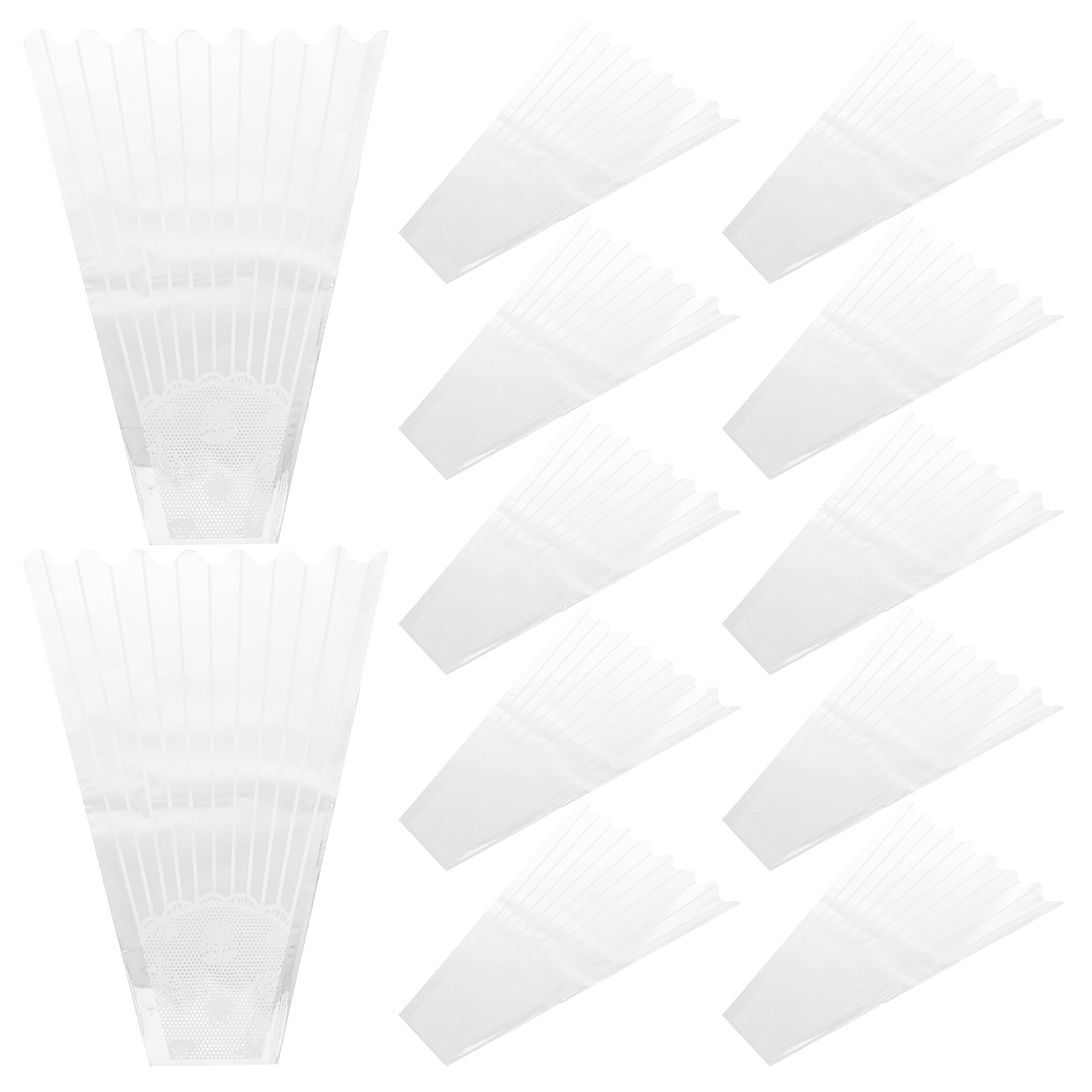 100pcs Flower Packing Paper for Bouquets Decorative Wrapping Bags for Valentine's Day Creative Design for Safe and Attractive Flower