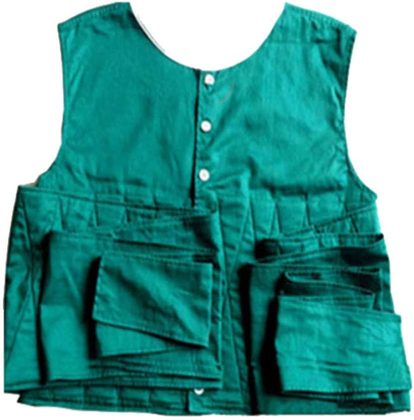 XIHAA Elderly Breathable Paralysis Bed Restraint Vest,Adjustable Length,Wheelchair Safety Horse Clamp,Anti Fall Proof Non Slip Accidental Fall,Green,M