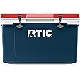 RTIC Ultra-Light 52 Quart Hard Cooler Insulated Portable Ice Chest Box for Beach, Drink, Beverage, Camping, Picnic, Fishing, Boat, Barbecue, 30% Lighter Than Rotomolded Coolers