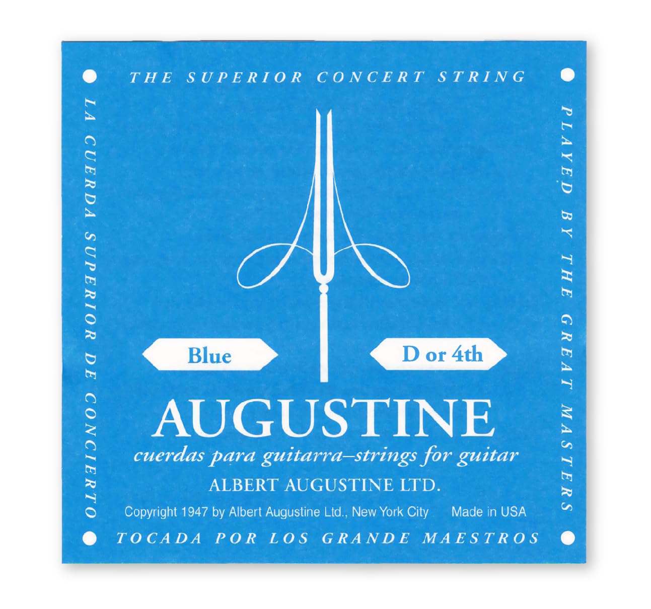 AUGUSTINE BLUE 4TH STRING