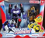 Transformers Animated Exclusive Deluxe Action Figure 2-Pack Shockwave VS. Bumblebee