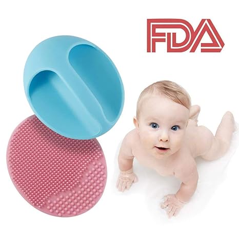 silicone cradle cap brush