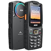 AGM M6 Rugged Phone, Basic Cell Phone, 4G Feature Phone w/LED Light, Simple Mobile Phones, Waterproof/Drop-Proof, Large Butto