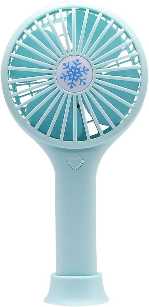 QiCheng&LYS Handventilator mit LEDLicht, tragbarer MiniVentilator