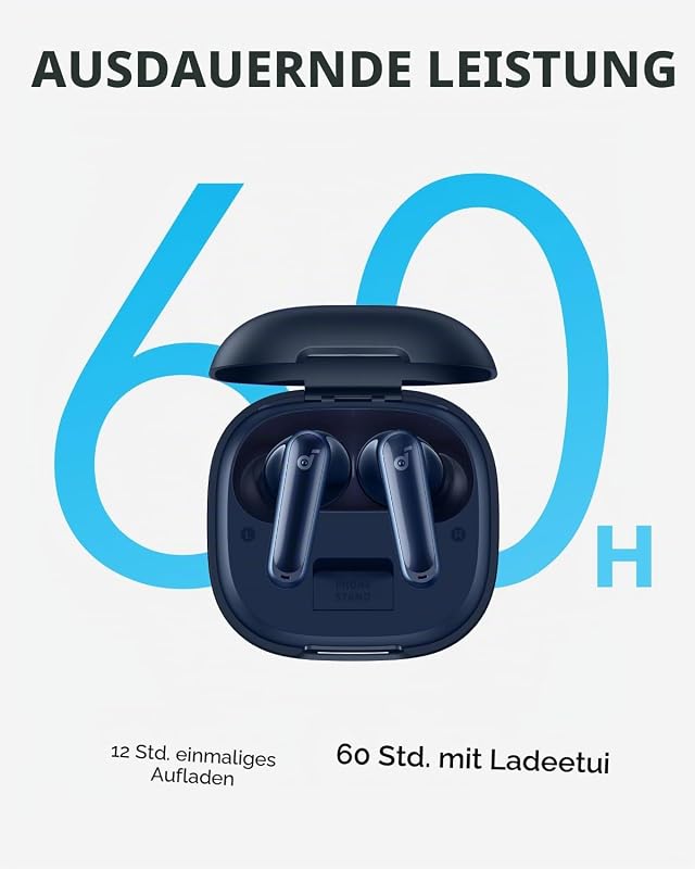 by Anker P40i, Wireless Earbuds mit Noise Cancelling, BassUp