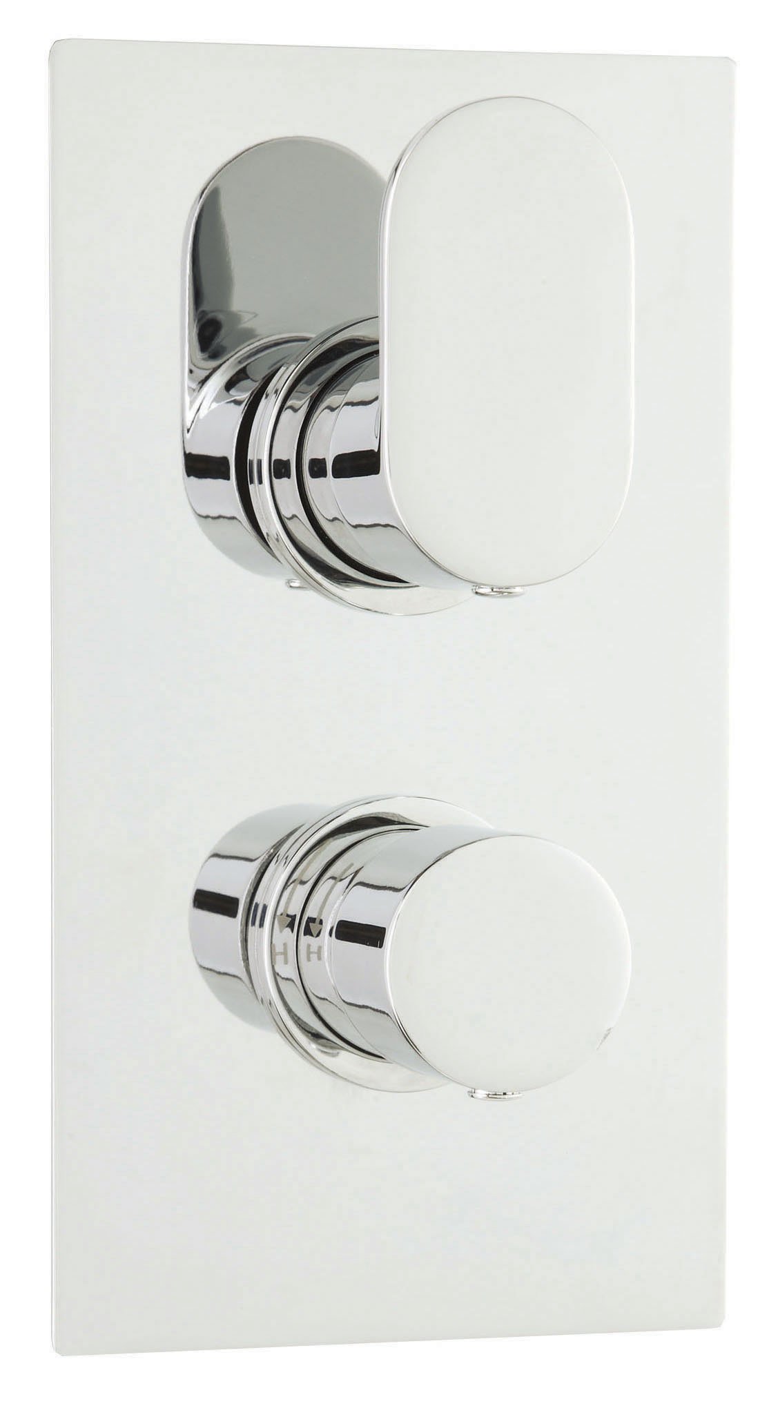 Ultra REI3607 Reign Thermostatic Twin Valve with Diverter - Chrome