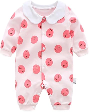 One Pieces Grenouillere Bebe Fille Manches Longues 100 Coton Body Barboteuse Automne Hiver Clothing Shoes Accessories