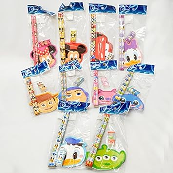 Amazon ディズニーオールスター４点文具セット 25入 文房具 オフィス用品 文房具 オフィス用品