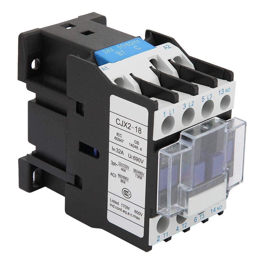 380VAC CJX21810 Industrial Electric AC Contactor Rail Mount Household Contactor Used in Power