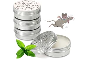 DOMISIGN Rodent Repellent 4 Pack, Mouse Repellent, Natural Peppermint Oil to Repel Mice and Rats for Car Engines, Natural Rat and Mice Deterrent Indoor and Outdoor, Safe for Pet and Human