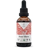 Dan Shen USDA Organic Alcohol-Free Extract | Dietary Supplement, High-Potency Tincture | Natural Certified Organic Red Sage (Danshen, Salvia miltiorrhiza) Dried Root (2 oz)