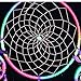 YYAO 2016 Handmade Traditional Original Dream Catcher,(Rainbow Multi Colour）with 6