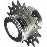 CyclingDeal Conversion Kit Fixie Bike Single Speed Compatible with Shimano Sram Cassette Freewheel Hub Adaptor - for Mountain and Road Bike Gear Cog Spacers
