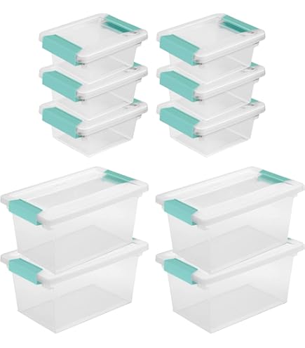 Under Bed Storage Containers STERILITE 19638606 Large Clip Box