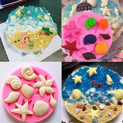 Moules A Forme Specifique Moules A Gateaux Fablcrew 1 Moule A Gateau En Silicone Forme Coquillages Etoiles De Mer Motif Chocolat Forme Back Outils De Dessert Delicieux Stargas Ie