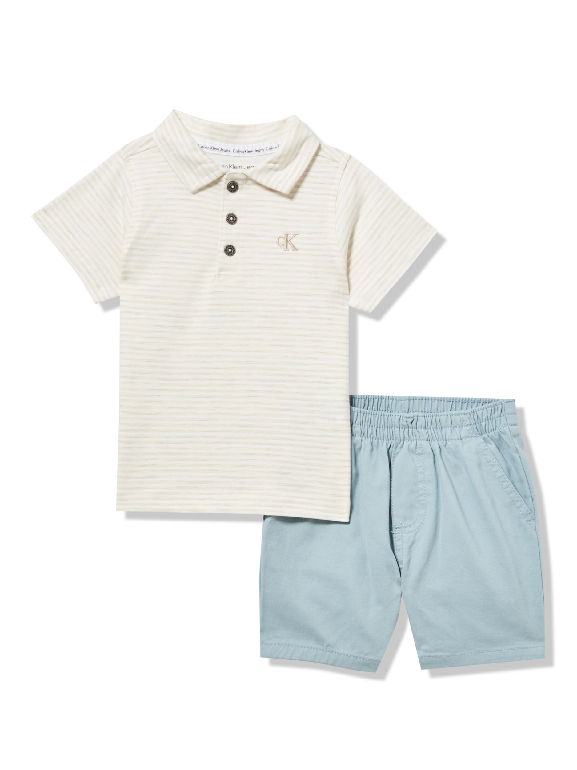 Calvin Klein 2pc Polo Short Set