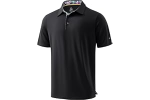 Obla Mens Golf Shirt Short Sleeve Dry Fit Collared Polo Shirts | Moisture Wicking, Performance, lightweight, Athletic, Casual