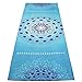 Non Slip Yoga Mat Towel - Microfiber for Hot Yoga Printed Mat Towel with grip Corner Pockets Lightweight Sweat Absorbent Pilates Fitness Bath Beach Sports Outdoor Travel Thin Mats 72” x 24”/26”