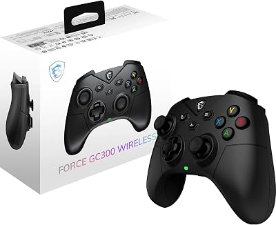 MSI Force GC300 Wireless Gamepad with 2.4 GHz Bluetooth USB-C Hall Triggers