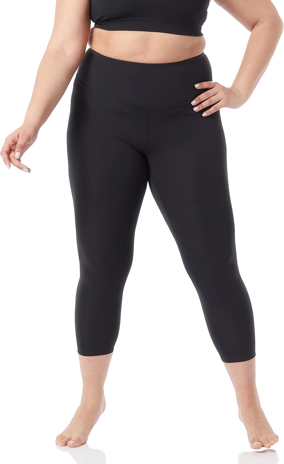 Core 10 Women's Spectrum Yoga High Waist 7/8 Crop Legging-24: Clothing