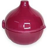 Tupperware Onion Keeper Container Red Purple