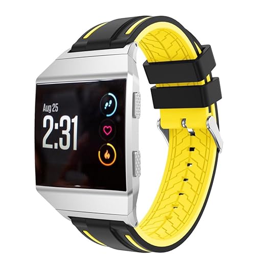Fullfun Soft Silicone Replacement Sports Watchbands For Fitbit Ionic Watch