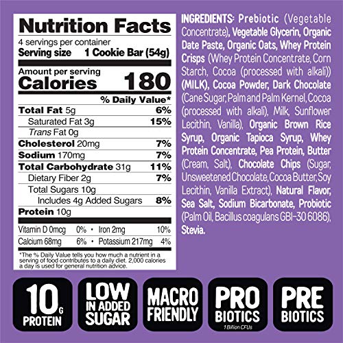FlapJacked Soft Baked Cookie Bar Variety, 12 count | Protein Snack Bar | Prebiotics + Probiotics | Gluten-Free - Thumbnail 4