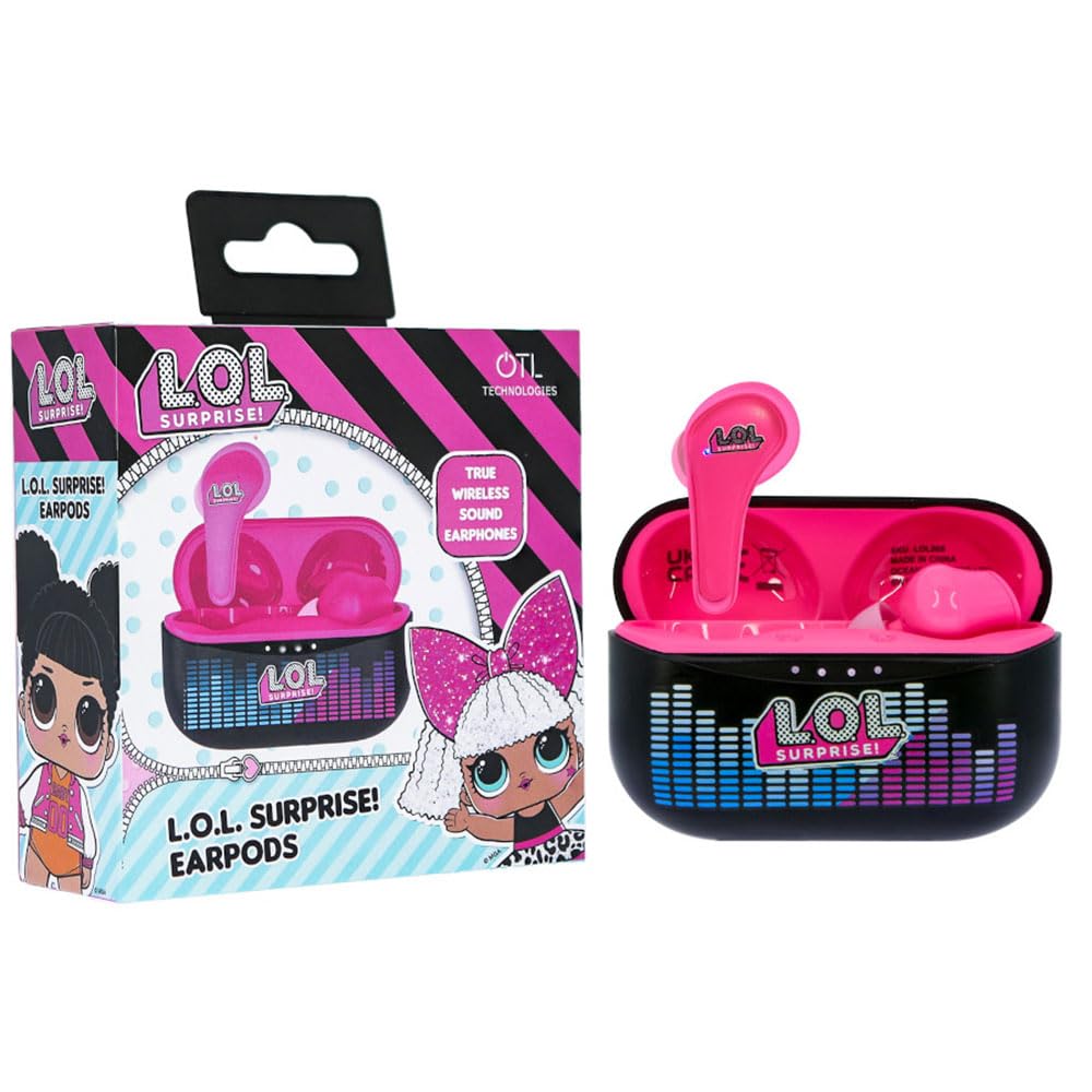 OTL Technologies LOL868 LOL Surprise! TWS Wireless Earphones with Charging Case