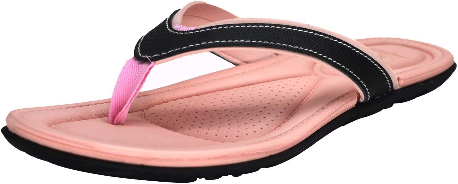 Women's Flip Flops Flat Cushion Foam Beach Thong Sandals Non Slip