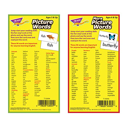 Trend Enterprises Inc. T-53906 Picture Words Skill Drill Flash Cards Assortment - Thumbnail 4