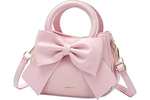CHERUTY Small Purses for Women Crossbody Bag, Vegan Leather Crossbody Purses and Handbags with Top Carry Handle and Cute Bow Knot