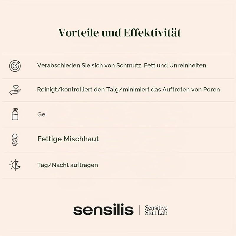 - Purify Essential Cleanser, Tiefenreinigendes Gel, Verkleinert Poren, Reguliert Talgproduktion, Für normale, fettige oder zu Akne neigende Haut, Hyaluronsäure, Zink, Ocean Respect - 400 ml