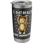 Monkey Ape Primate Stainless Steel Insulated Tumbler