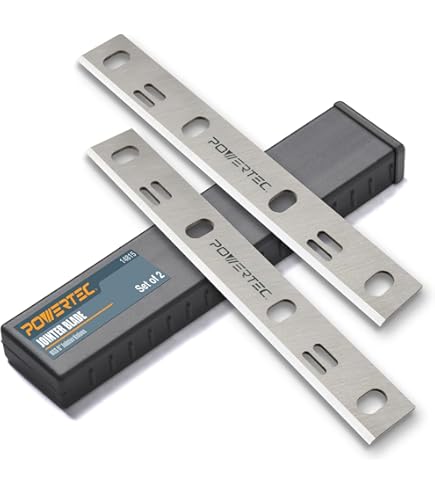 POWERTEC 12 Inch Planer Blades For Delta TP300, 22-540 Planer, Replacement For 22-547 Planer Knives, Set Of 4 (12810DD